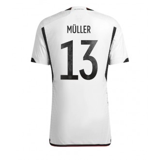 Tyskland Thomas Muller #13 Hemmakläder VM 2022 Kortärmad